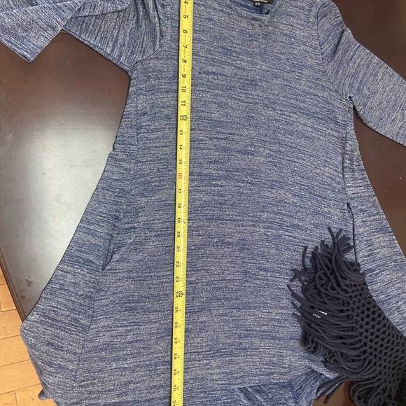 Casual swing dress with scarf - Picture 2 of 8